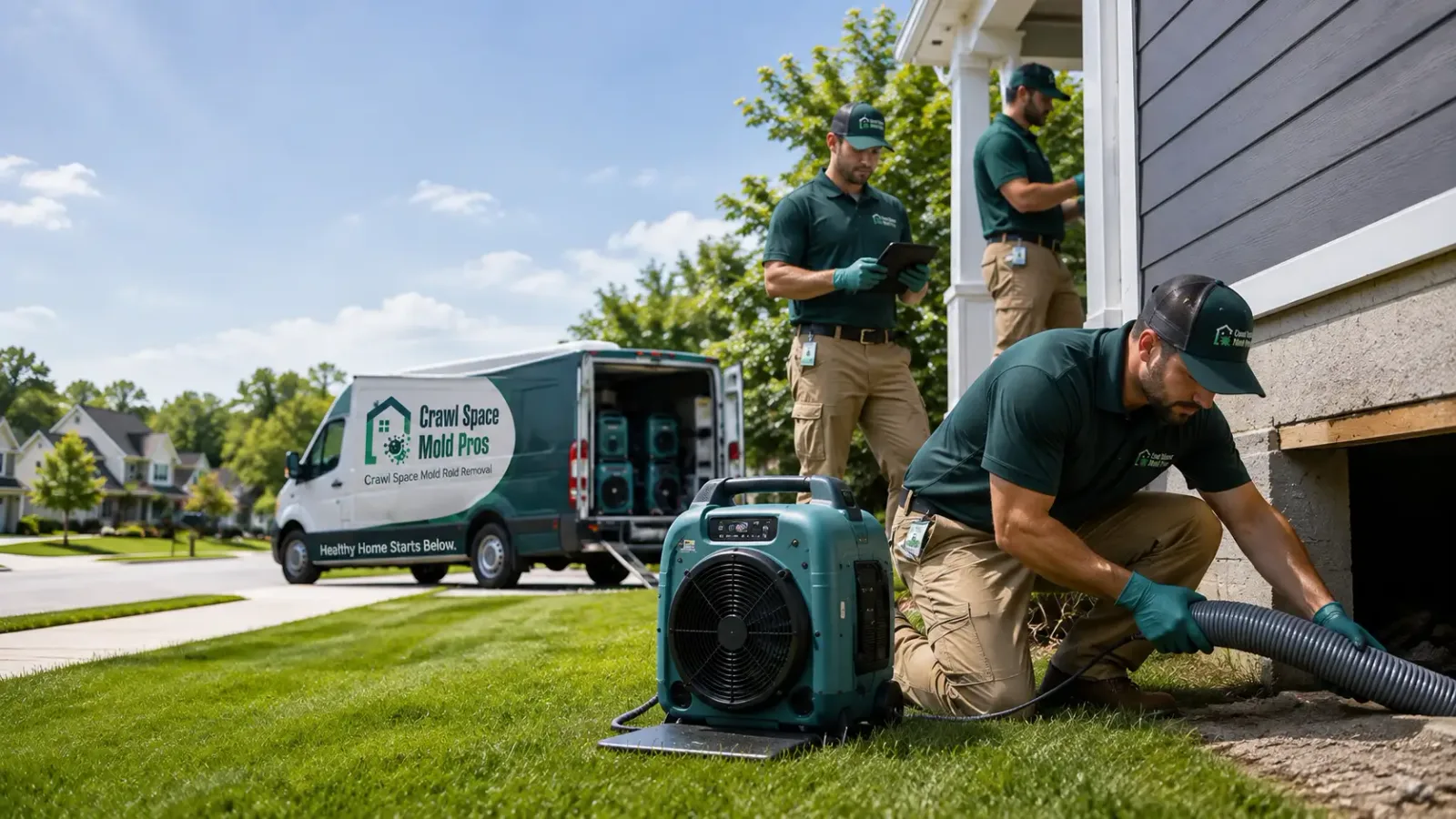 Crawl Space Mold Removal in Ironside, OR
